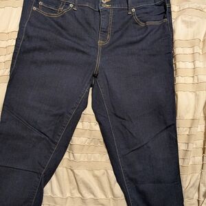 Torrid Dark Blue Straight Leg Jeans